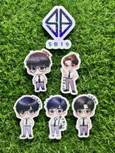 SB19 CUTE VINYL STICKER (WATERPROOF) SOLD PER PACK -  PPOP KINGS KEN JOSH STELL JUSTIN PABLO