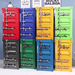 Sacesr Iron Storage Boxes Vintage Creative Drawer Storage Cabinet Drawer Type Organizer for Living Room Accessory Metal Container 9Q4T2