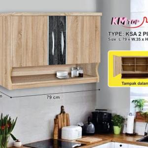 Kitchen set minimalis / Rak dapur / lemari gantung dapur / Kitchen Set Dapur / Rak dinding atas 2 / 3 pintu murah KSA-80120 Furniture