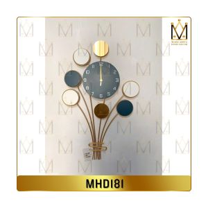 [MHD] Handcrafted Metal Wall Clock 50x80cm MHD181