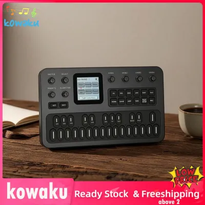 Synthesizer with Built-in Speaker Powered Portable MIDI Controller Compact USB MIDI Keyboard Controller for Producers Musicians Outdoor Jams