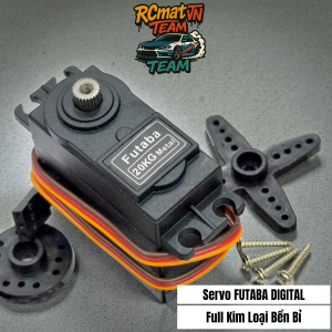 Servo HV Futaba chống nước lực kéo lớn 20kg 30kg điện áp 8V dành cho xe 1/10 1/8 - bộ truyền động kim loại