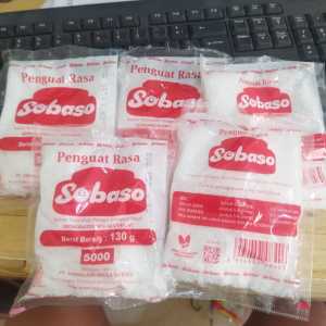 1 Dus Penguat Rasa / Mecin / MSG Sobaso 130gr 99% Murni