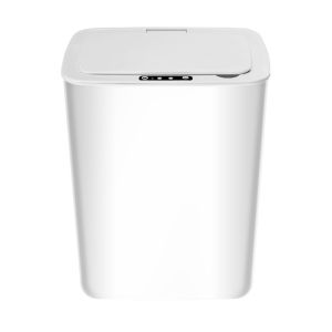 【Local delivery】14L Automatic Trash Bin Bathroom Trash Bin Trashcan sensor trash bin Kitchen automaticTrash Bin large Touchless Smart Infrared Motion Rubbish trashcan smart Garbage Bin（Only Power by USB Rechargeable L）