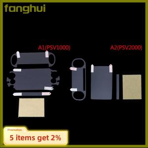 fanghui Front and Back Screen Protector Film for PS Vita PSV1000 2000 HD-Transparent