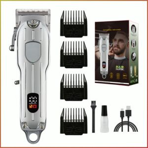 tông đơ cắt tóc có thể giặt được kim loại đầy đủ thuận tiện và hiệu quả có thể điều chỉnh nhiều loại răng lược