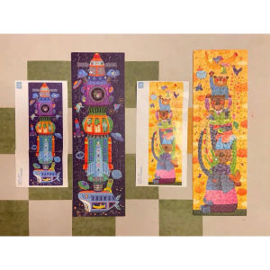 Mideer level up puzzle đồ chơi xếp hình cấp độ 6 gồm 2 tranh 154 180 mảnh