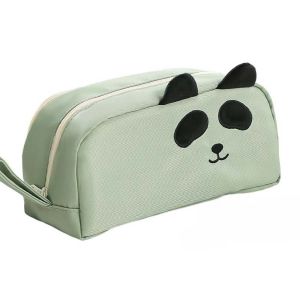 THREADJOY Black Cat Panda Capybara Pen Case  Organizer Large Capacity Panda Pen Holder Pen Storage Stationery Cartoon Pencil Box School Supplies