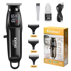 Kemei KM-2242 KM-1766 Professional Hair Clipper Set Original Mens Hair Trimmer Adjustable Cordless Hair Cutting Machine Rechargeable Barber Hair Trimmer