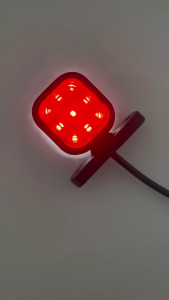 1 Pair Truck Side Marker Light Rear Brake Stop Lights Universal for Trailer Replacement Side Marker Indicator Lamps