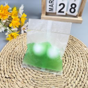 WNV55 Handmade Crispy Handmade Ball Crunch Sound 6 Balls Fidget Squeeze Bag Creative Candy Crispy Sensory Dumpling Squishy Kids Adults