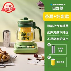 Blaupunkt OK bubble health pot office small multi-functional new style stew all-in-one glass constant temperature boiling water flower teapot stew pot filter