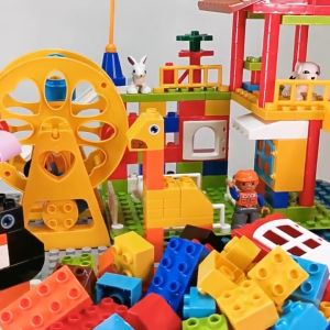 Blok Besar Kanak-kanak 大颗粒积木玩具儿童益智拼装拼插 Large Building Blocks Toy 益智拼搭启蒙玩具 Educational Assembly