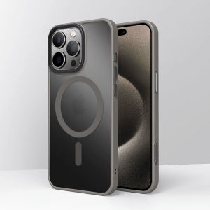 Sanptoch Luxury Magnetic Phone Case For iPhone 16 / 15 / 14 / 13 / 12 Pro Max Compatible With MagSafe Matte Translucent Hard Cover For iPhone 16 15 14 Plus Military Grade Shockproof Protection Casing