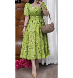 Dress Smock Wanita Korea Terbaru Wanita Gaun Wanita Baju Wanita Terbaru