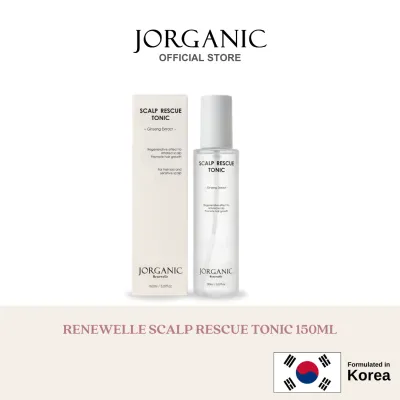 JORGANIC Renewelle Scalp Rescue Tonic Hair Growth / Hair Loss Shampoo / Cool Spa Treatment