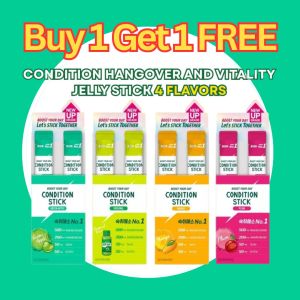 [1+1] [Kolmar] Condition Hangover and Vitality Jelly Stick 4 Flavors (18g*10ea)