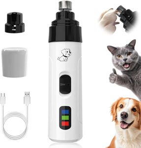Heusom Silent Groom Pro Nail Grinder 2025 New Heusom Dog Nail Trimmer USB RechargeableNail Grinder Dog Nail Trimmers Pet Paws Grooming Smoothing Tool (1pcs)