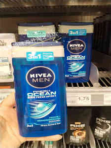 ✍Germany original Nivea Nivea men#39s sports shower gel cleaning body men#39s bath 250ML☝