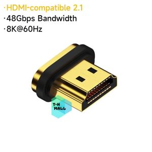 Bộ Đầu Chuyển Đổi HDMI Nam Châm Từ Tính 8K UHD2.1 – Thiết Kế Rời Thông Minh Hỗ Trợ 8K / 60Hz & 4K / 120Hz