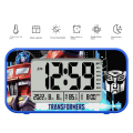 100% Authentic TRANSFORMERS Alarm Clock with Luminous Night Light Kids Clock Anti-fall USB charging Support Wireless/Wired Use 0122. 