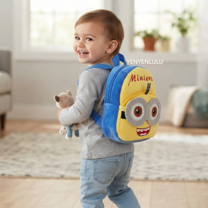 Toddler Preschool Kids Bag Backpack for School 1-6 Years old. Mini Plush bag