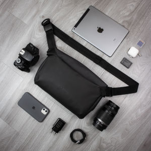 CAGHO I Slingbag Oscar I Waistbag Pria I Slingbag Tahan Air I Tas Ipad 11 inc
