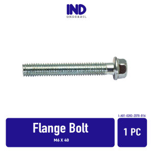 Baut-Baud-Bolt Flange-Topi M6x40-6x40 K8-Kunci 8