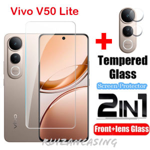 Screen Protector For Vivo V50 Lite 5G V50Lite 4G V40lite 2025 Full Cover Tempered Glass Front Film Back Lens Protector