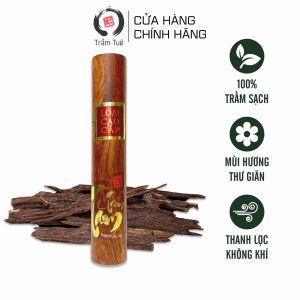 Trầm tăm thượng hạng loại ngắn Trầm Tuệ ống 50 tăm với mùi hương thơm ngọt và sâu lắng