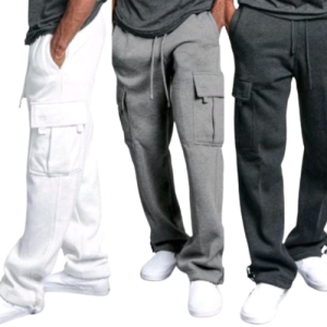 Celana Panjang Pria Model Kargo Multifungsi Bahan Baby Terry Lembut Terbaru