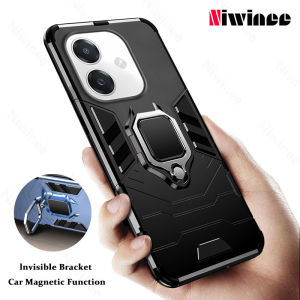 Case For OPPO A5i Hard Case Cover Stand Ring Magnetic Design Shockproof Casing NZ10