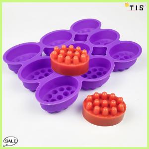 Follow Get New【TIS】 3d Silicone Soap Mold Massage Shape Mold For Massage Therapy Soap Making Tool Oval Spa Soap Mould Crafts Accessories