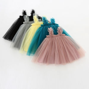 WIN WIN Shop Summer Baby Girls 3 Layered Dress Fluffy Short Tutu Sleeveless Dress for any occassion