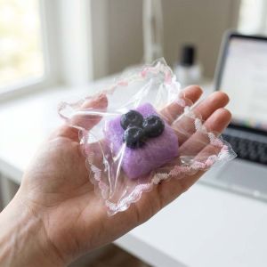 FLEURS Hand Relax Fruits Squeeze Toys Squishy Toy Handmade Blueberry Squeezing Toy Anxiety Pinch Strawberry Squeezing Toy Home Office
