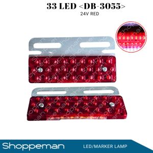 LED MARKER LAMP SIDE LAMP SIGNAL LAMP FOR TRUCK TRAILER 33LED 24V DB-3055