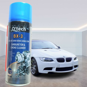 Chai xịt vệ sinh bình xăng con bộ chế hòa khí BX3 [BX3 Carburetor & Choke fuel Injector cleaner]  (450ml) - OTECH