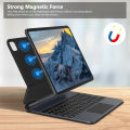GOOJODOQ 5th Gen 2024 iPad Magic Keyboard with Case No need to Charge For iPad Air 4 5/Pro 11 Pro 12.9 10th Gen Wireless Charging Floating Bluetooth Keyboard with Touchpad. 