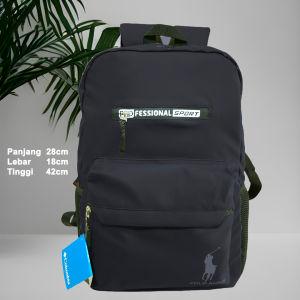 POLO AHREI Tas Ransel Laptop Import Urban Style Casual Ransel Pria WaterproofTas Ransel Travel SekolahKerjaOlahraga