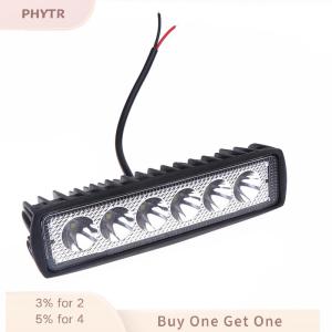 【จัดส่งภายใน 2-3 วัน】 ไฟ LED ติดรถ12V 18W 6000K ไฟส่องสว่างสำหรับรถยนต์รถจักรยานยนต์รถบรรทุกไฟหน้ารถออฟโร้ด