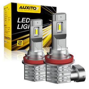 AUXITO 2Pcs Dual Color H11 H16 LED Fog Light For car 19W 4000LM Csp Chips Led Car Driving Lamp Fog Lights Yellow And White 12V