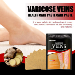 12pcs South Moon Varicose Veins Stickers Promoting Blood Circulations Pain Relief Patch Promoting Blood Circulation Varicose Vein Healing Patch