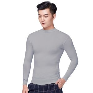 Mens Golf Shirts Summer Tight Sun Protection Shirt Underwear Anti-UV Golf Tops Ice Silk Long Sleeve Golf Apparel Clothing