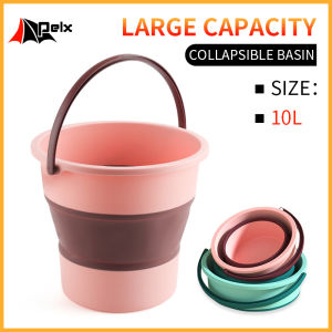 collapsible basin Folding bucket portable 10L/16.8L outdoor camping beach fishing multifunctional bucket