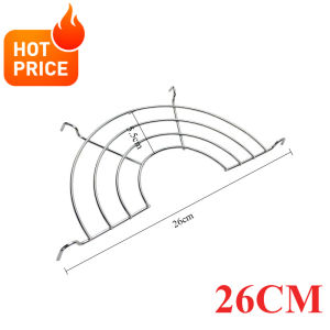 Stainless Steel Frying Oil Strainer Steam Rack Oil Drainer Mesh Colander Filter Frying 26/32cm Rack