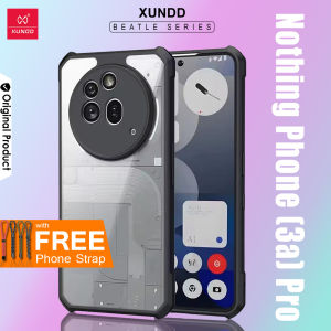 Xundd [Original] Beatle Clear Hybrid Shock Proof Armor Case for Nothing Phone (3a) Pro