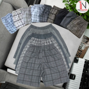 Quần Đùi Nam.Short Nam Cao Cấp Caro Chất Cotton Mền Mại Thoáng Khí big size cho người từ 40 đến 90kg - TANNGUYEN SHOP