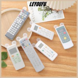 LEYOUFU Silicone Remote Control Protective Cover Air Condition TV Remote Control Waterproof Case Bear Ear Fluorescence Dustproof Cover