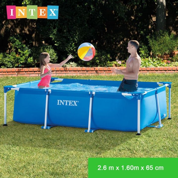 Intex Rectangular Frame Pool 2.6M | Lazada PH