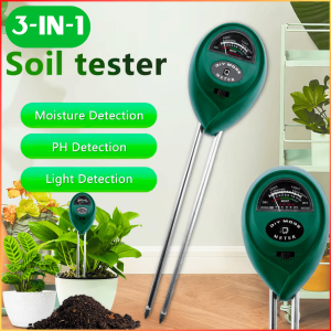 COD KIRIM CEPAT Alat Ukur PH Kelembapan Tanah Yang Akurat Digital Soil Moist Analyzer 3 in 1